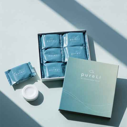 pureLi 重炭酸入浴剤タブレット 6錠入り