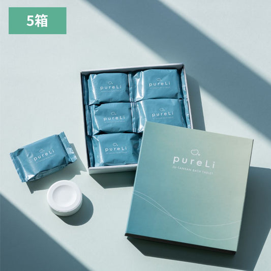 pureLi 重炭酸入浴剤タブレット 30錠入り